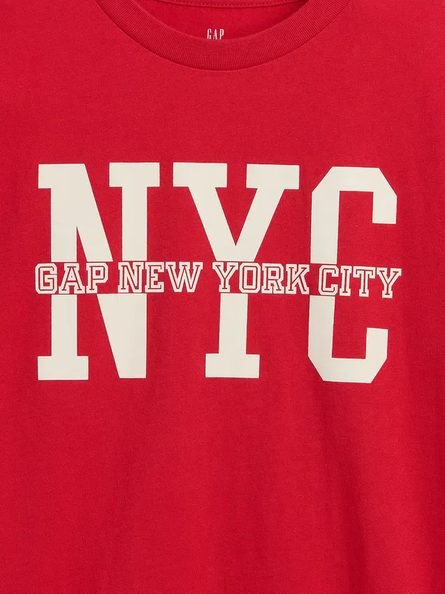 Gap NYC-logo T-shirt voor kinderen