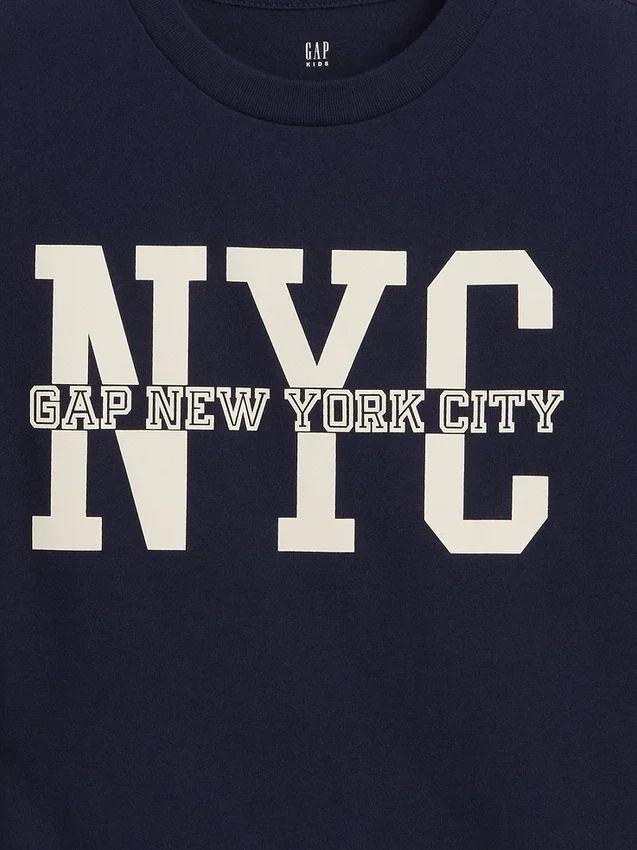 Gap NYC-logo T-shirt voor kinderen