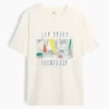 Gap Sport T-shirt met opdruk van zwaar katoen