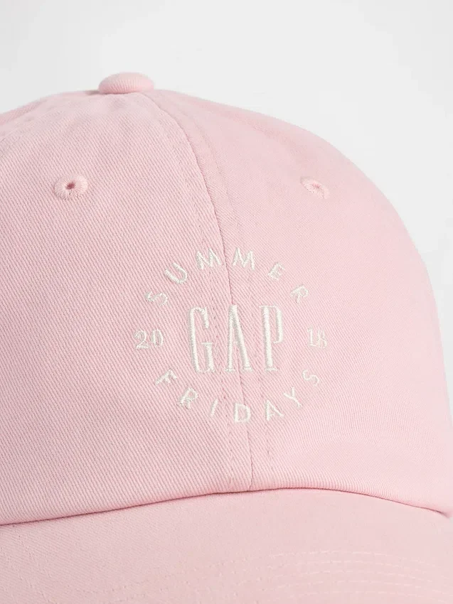 Gap × Summer Fridays baseballpet van biologisch katoen met logo