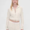 Gap × Summer Fridays CashSoft-hoodie met wafelpatroon en cropped pasvorm