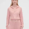 Gap × Summer Fridays CashSoft-hoodie met wafelpatroon en cropped pasvorm