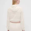 Gap × Summer Fridays CashSoft-hoodie met wafelpatroon en cropped pasvorm