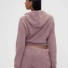 Gap × Summer Fridays CashSoft-hoodie met wafelpatroon en cropped pasvorm