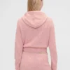 Gap × Summer Fridays CashSoft-hoodie met wafelpatroon en cropped pasvorm