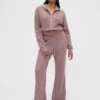 Gap × Summer Fridays CashSoft-hoodie met wafelpatroon en cropped pasvorm