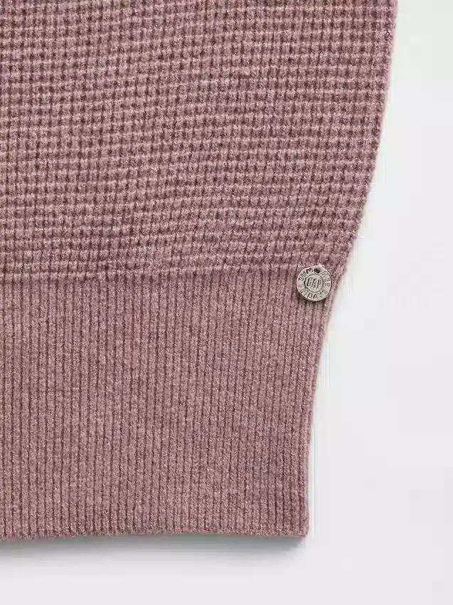 Gap × Summer Fridays CashSoft-hoodie met wafelpatroon en cropped pasvorm
