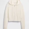 Gap × Summer Fridays CashSoft-hoodie met wafelpatroon en cropped pasvorm