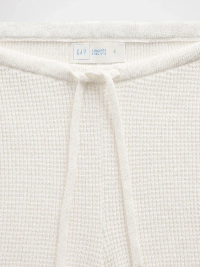 GAP × Summer Fridays CashSoft Waffle Boot-broek