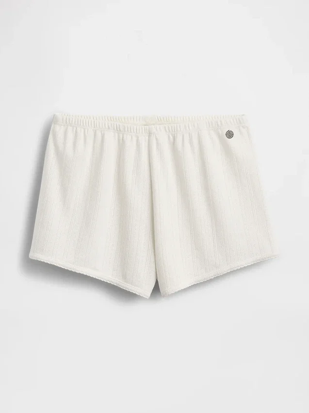 GAP × Summer Fridays korte broek met pointelle-patroon