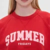 GAP × Summer Fridays oversized raglan-sweatshirt met Gap Logo