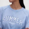 GAP × Summer Fridays oversized raglan-sweatshirt met Gap Logo