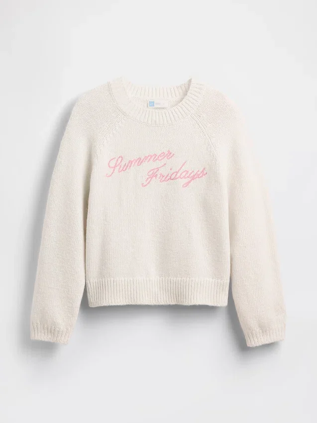 Gap × Summer Fridays oversized trui met logo