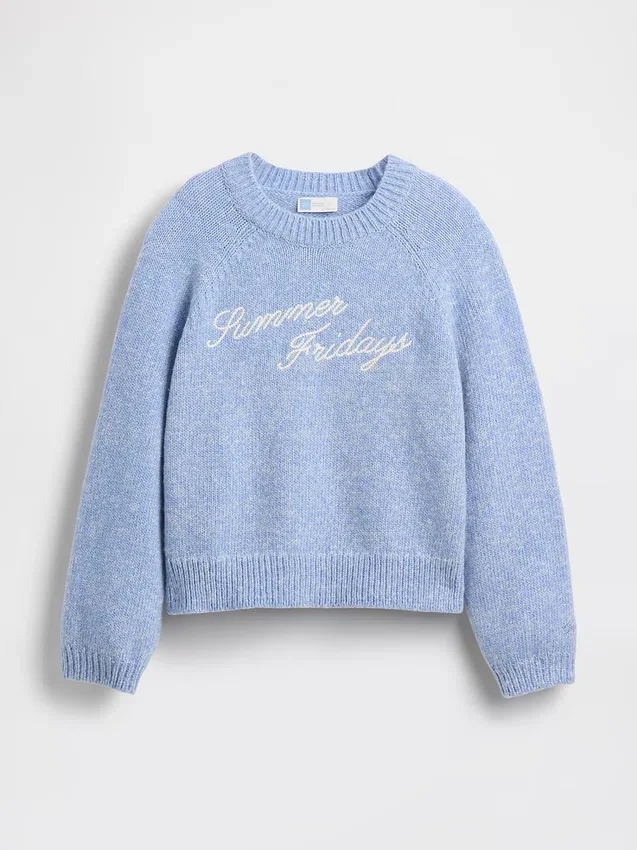 Gap × Summer Fridays oversized trui met logo