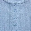 GAP × Summer Fridays Pointelle Henley-pyjamatop