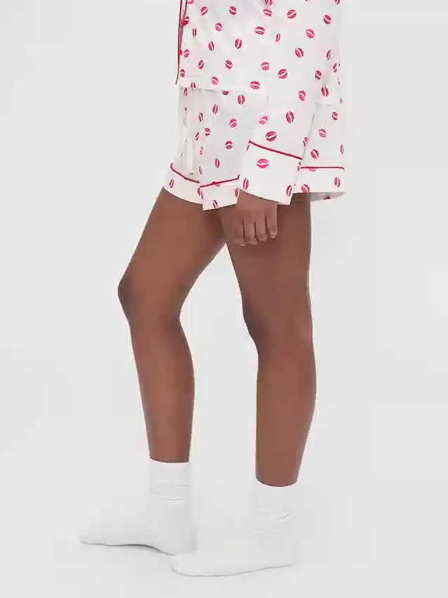GAP × Summer Fridays Poplin Kiss pyjama-korte broeken