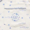 Gap × Summer Fridays pyjamashemd van flanel met stippen in relaxte pasvorm