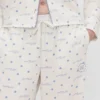 Gap × Summer Fridays Relaxed flanellen pyjamabroek met stippen