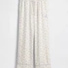 Gap × Summer Fridays Relaxed flanellen pyjamabroek met stippen