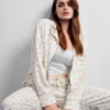 Gap × Summer Fridays Relaxed flanellen pyjamabroek met stippen