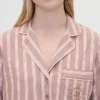 GAP × Summer Fridays Relaxed Flannel Stripe pyjamashemd