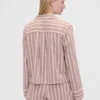 GAP × Summer Fridays Relaxed Flannel Stripe pyjamashemd