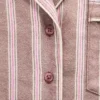 GAP × Summer Fridays Relaxed Flannel Stripe pyjamashemd