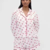 Gap × Summer Fridays Relaxed Poplin Kiss pyjamashemd