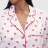Gap × Summer Fridays Relaxed Poplin Kiss pyjamashemd