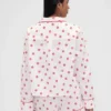 Gap × Summer Fridays Relaxed Poplin Kiss pyjamashemd
