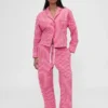 Gap × Summer Fridays relaxte popeline streepjesbroek voor pyjama's