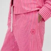 Gap × Summer Fridays relaxte popeline streepjesbroek voor pyjama's