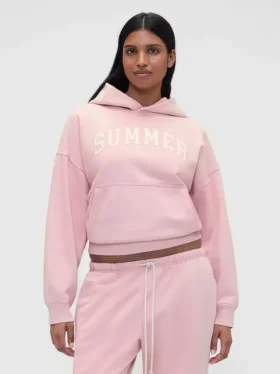 Gap × Summer Fridays zware oversized hoodie met logo