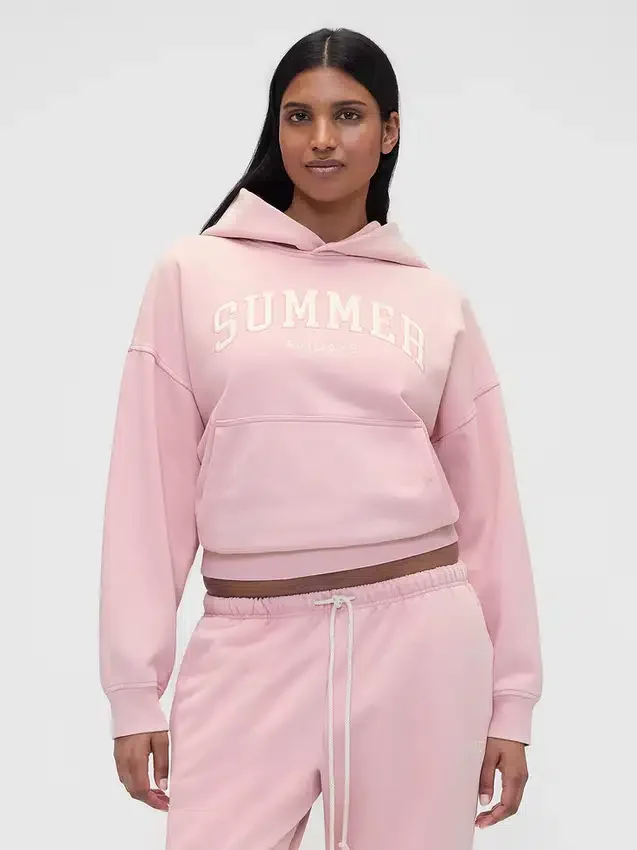 Gap × Summer Fridays zware oversized hoodie met logo