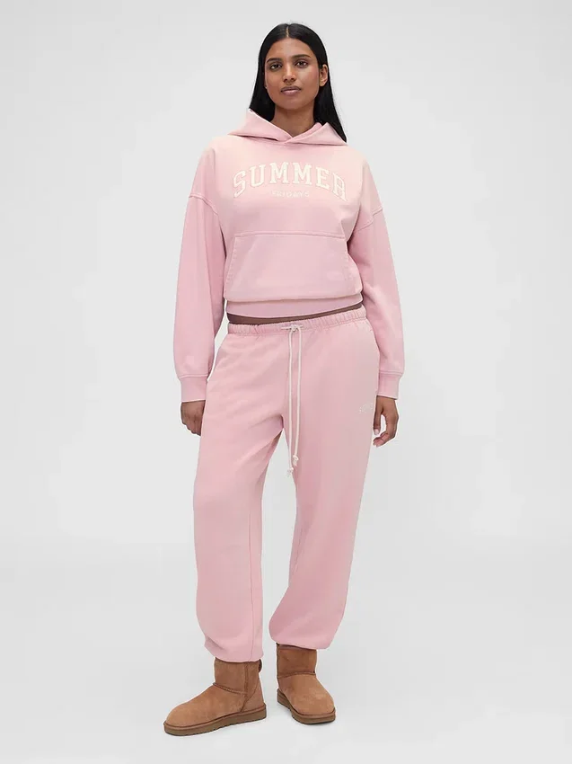 Gap × Summer Fridays zware oversized hoodie met logo