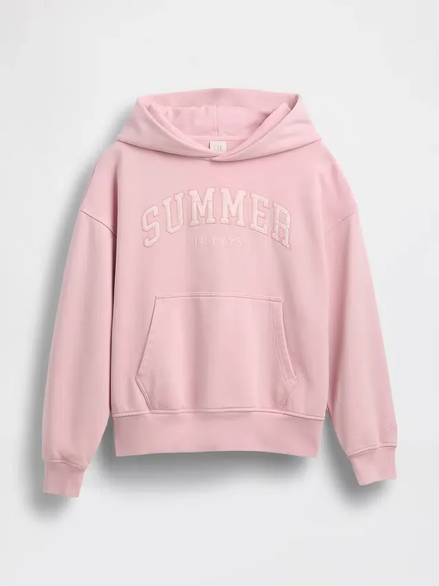 Gap × Summer Fridays zware oversized hoodie met logo
