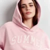 Gap × Summer Fridays zware oversized hoodie met logo