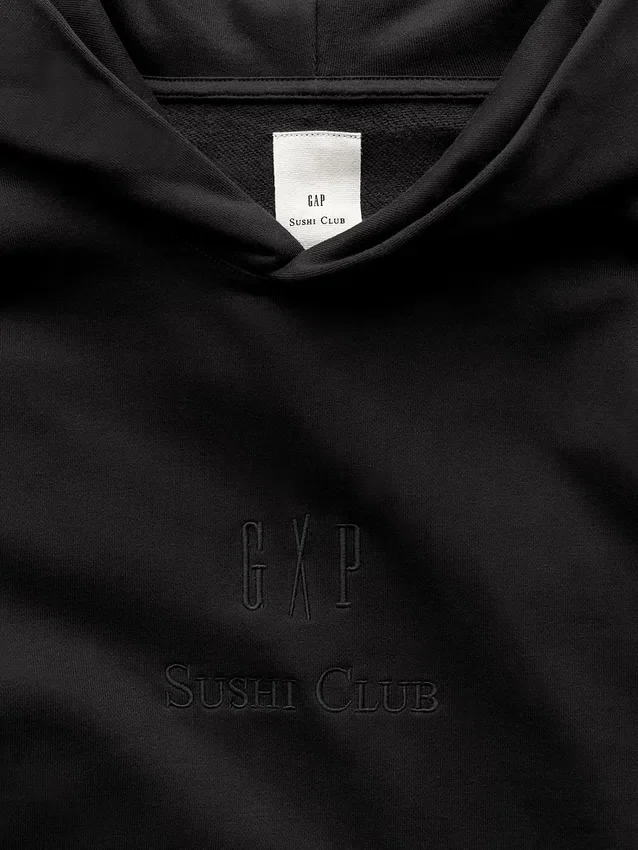 Gap × Sushi Club zware hoodie met logo