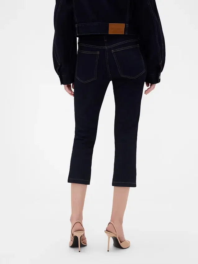 GAP × Victoria Beckham capri-Jeans met lage taille