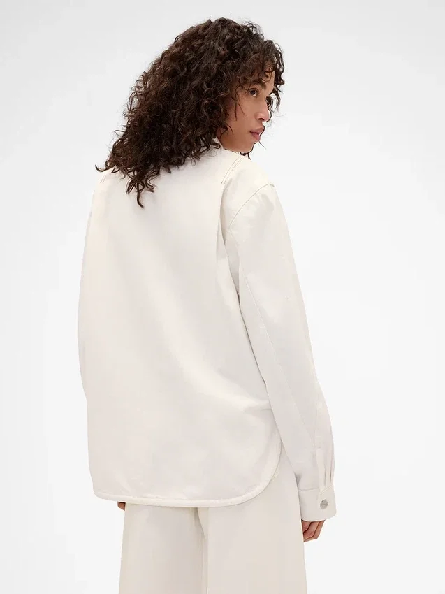 GAP × Victoria Beckham denimoverhemd met rits