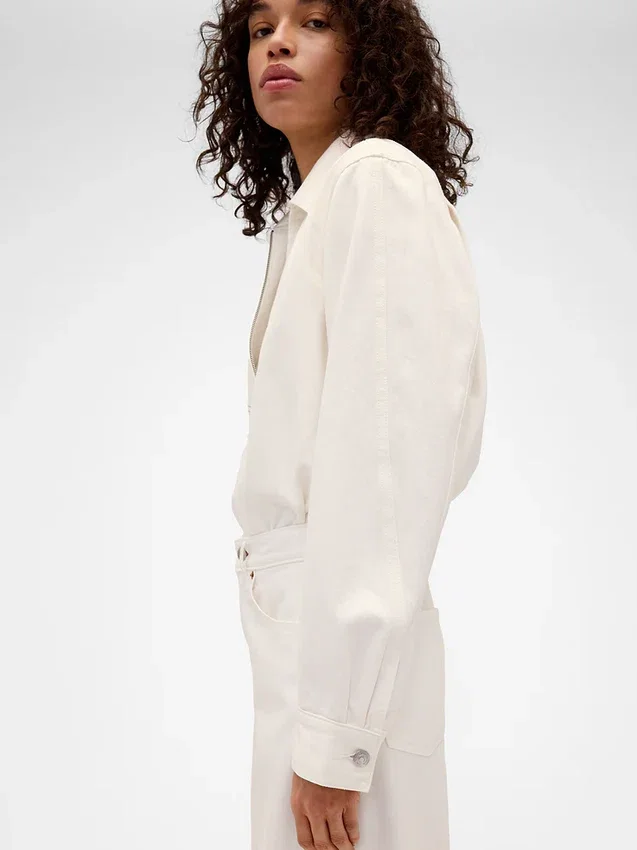 GAP × Victoria Beckham denimoverhemd met rits