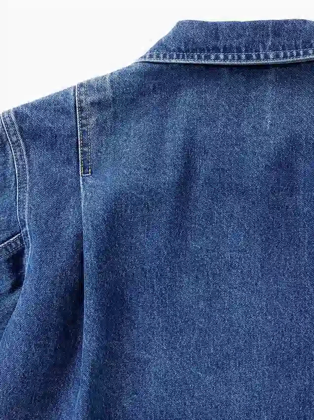 GAP × Victoria Beckham denimoverhemd met rits