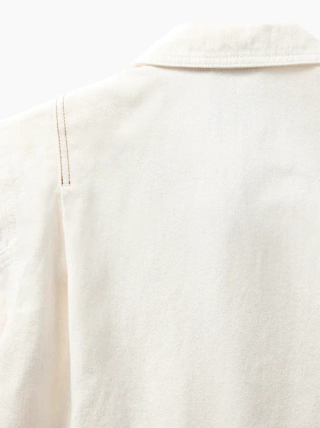 GAP × Victoria Beckham denimoverhemd met rits