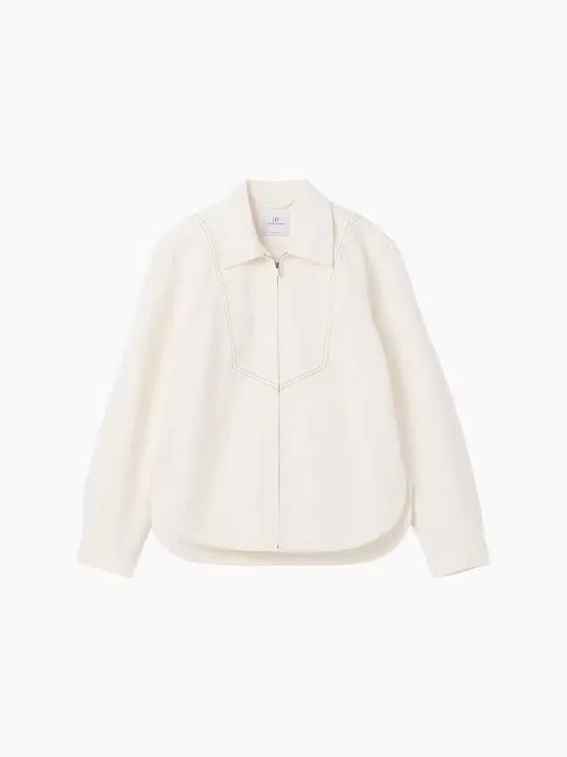 GAP × Victoria Beckham denimoverhemd met rits