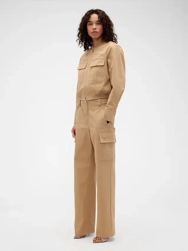 GAP × Victoria Beckham hoge taille cargobroek