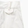 GAP × Victoria Beckham hooggetailleerde broek met plooien en gebogen zoom
