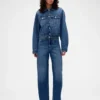 GAP × Victoria Beckham Relaxed Crop-spijkerjasje