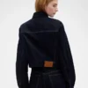 GAP × Victoria Beckham Relaxed Crop-spijkerjasje