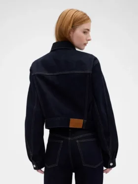 GAP × Victoria Beckham Relaxed Crop-spijkerjasje