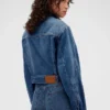 GAP × Victoria Beckham Relaxed Crop-spijkerjasje